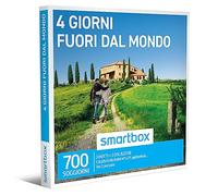 smartbox - Cofanetto Regalo per Uomo o Donna - 4 Giorni Fuori dal Mondo - Idee Regalo Originale - 3 Notti con Colazione per 2 Persone