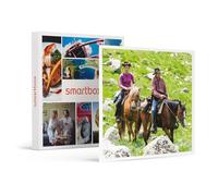 Smartbox - Cofanetto Regalo - Avventure in Trentino: 1 Notte in agriturismo e Passeggiata a Cavallo tra i boschi - Idee Regalo Originale