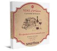 smartbox - Cofanetto Regalo per Uomo o Donna - Cantine d'Italia - Idee Regalo Originale - 1 degustazione di Vini per 2 Persone