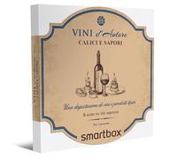 Smartbox - Cofanetto regalo Calici e Sapori - Idea regalo gourmet - 1 degustazione di vini e prodotti tipici per 2 persone