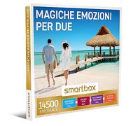 smartbox - Cofanetto Regalo per Uomo o Donna - Magiche Emozioni per Due - Idee Regalo Originale - Un Soggiorno o Una Cena o Una Pausa Benessere o un'attività di Svago per 2 Persone