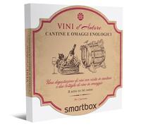 smartbox - Cofanetto Regalo per Uomo o Donna - Cantine e omaggi enologici - Idee Regalo Originale - 1 degustazione di Vini in Cantina e Bottiglie di Vino in Omaggio per 2 Persone