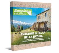 Smartbox - Cofanetto Regalo per Uomo o Donna - Evasione & Relax nella Natura - Idee Regalo Originale - 1 o 2 Notti con Colazione e Possibile attività nel Verde o Percorso Benessere per 2 Persone