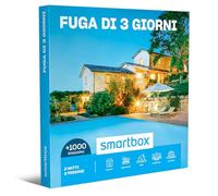 Smartbox - Cofanetto Regalo per Uomo o Donna - Fuga di 3 Giorni - Idee Regalo Originale - Un Soggiorno di 2 Notti per 2 Persone