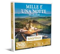 smartbox - Cofanetto Regalo per Uomo o Donna - Mille e Una Notte di Charme - Idee Regalo Originale - 1 o 2 Notti con Colazione e possibilità di Cena o Pausa Relax per 2 Persone