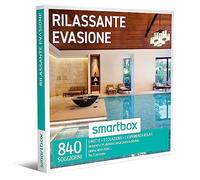smartbox - Cofanetto Regalo per Uomo o Donna - Rilassante evasione - Idee Regalo Originale - 1 Notte con Colazione e Pausa Relax per 2 Persone