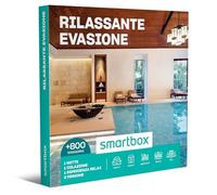 Smartbox - Cofanetto Regalo per Uomo o Donna - Rilassante evasione - Idee Regalo Originale - 1 Notte con Colazione e 1 Esperienza di Relax per 2 Persone