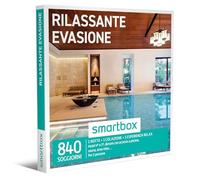 smartbox - Cofanetto Regalo per Uomo o Donna - Rilassante evasione - Idee Regalo Originale - 1 Notte con Colazione e Pausa Relax per 2 Persone