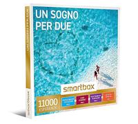 smartbox - Cofanetto Regalo per Uomo o Donna - Un Sogno per Due - Idee Regalo Originale - Soggiorni, cene, trattamenti Benessere o attività Sportive per 2