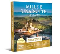 smartbox - Cofanetto Regalo per Uomo o Donna - Mille e Una Notte di Charme - Idee Regalo Originale - 1 o 2 Notti con Colazione e possibilità di Cena o Pausa Relax per 2 Persone