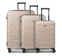 Smartbox Edition 01 4 ruote Set di valigie 3 pezzi espandibile beige