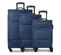 Smartbox Edition 04 4 ruote Set di valigie 3 pezzi espandibile blu