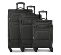 Smartbox Edition 04 4 ruote Set di valigie 3 pezzi con piega di espansione black (TAS007648)