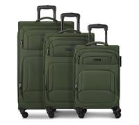 Smartbox Edition 04 4 ruote Set di valigie 3 pezzi espandibile oliva