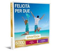 smartbox - Cofanetto Regalo per Uomo o Donna - Felicità per Due - Idee Regalo Originale - Una degustazione o Una Pausa Relax o un'attività di Fitness per 2 Persone