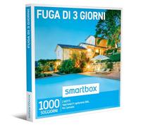 Smartbox - Fuga di 3 Giorni - Cofanetto Regalo Coppia, Un Soggiorno di 2 Notti per 2 Persone, Idee Regalo Originale, Taglia unica