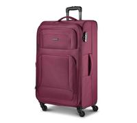 Smartbox Grande valigia morbida per uomo e donna, 46 x 31 x 78 cm, 4 ruote e lucchetto a combinazione, espandibile con piega di espansione, leggera 3,6 kg (Edition 04)