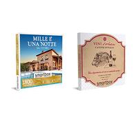 Smartbox - Mille e Una Notte da Vivere Cofanetto Regalo Coppia, 1 Notte con Colazione Oppure 1 Notte con Colazione e Aperitivo O Attività per 2 Persone, Idee Regalo Originale