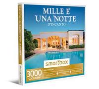 Smartbox - Mille e Una Notte d'Incanto Cofanetto Regalo Idea Originale per Coppia, 1 o 2 Notti con Colazione o 1 Notte con Colazione e Cena o percorso Relax per 2 Persone