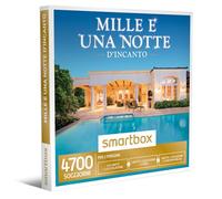 Smartbox - Mille e Una Notte d'Incanto Cofanetto Regalo Idea Originale per Coppia, 1 o 2 Notti con Colazione o 1 Notte con Colazione e Cena o percorso Relax per 2 Persone