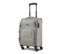 Smartbox Valigia morbida da cabina per uomo e donna, 36 x 23 x 55 cm, 4 ruote e lucchetto a combinazione, espandibile con piega di espansione, leggera 2,6 kg (Edition 04)