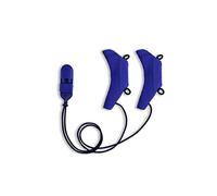 SmartEAR Ear Gear M1 - Cover per doppio processore audio con pendente e gancio per occhiali - Compatibilità universale - Resistenza ai fattori esterni - Design funzionale - Blu