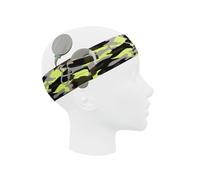 SmartEAR Fascia universale SmartEar per processori audio e impianti cocleari - Comfort completo e protezione affidabile contro sudore e sporco - Mimetica neon, taglia S