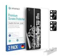 smartect TPU Pellicola Protettiva 2 + 2 Pezzi per Samsung Galaxy S20 Ultra