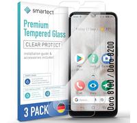 smartect Vetro Temperato [3 Pezzi, Clear] compatibile con Doro 8100 / Doro 8200, Pellicola Protettiva HD Anti Graffio, Senza Bolle, Durezza 9H, 0.3mm Ultra Trasparente, Ultra Resistente