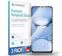 smartect Vetro Temperato [3 Pezzi, Clear] compatibile con Oukitel C1 / C1 Pro, Pellicola Protettiva HD Anti Graffio, Senza Bolle, Durezza 9H, 0.3mm Ultra Trasparente, Ultra Resistente