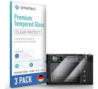smartect Vetro Temperato 3 Pezzi per Fujifilm X100VI / X100V / X-T4 / X-E4 | Schermo Protettivo HD Anti Graffio, Pellicola Protettiva Senza Bolle, 0.3 mm Ultra Trasparente, Durezza 9H, Ultra Resistente