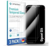 smartect Vetro Temperato 3 Pezzi per Gigaset GX4 | Schermo Protettivo HD Anti Graffio, Pellicola Protettiva Senza Bolle, 0.3 mm Ultra Trasparente, Durezza 9H, Ultra Resistente