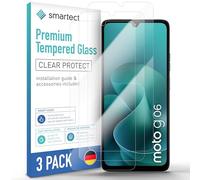 smartect Vetro Temperato 3 Pezzi per Motorola Moto G06 / G06 Power | Schermo Protettivo HD Anti Graffio, Pellicola Protettiva Senza Bolle, 0.3 mm Ultra Trasparente, Durezza 9H, Ultra Resistente