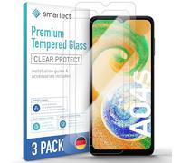 smartect Vetro Temperato 3 Pezzi per Samsung Galaxy A04 / A04s / A03 / A03s | Schermo Protettivo HD Anti Graffio, Pellicola Protettiva Senza Bolle, 0.3 mm Ultra Trasparente, Durezza 9H, Ultra Resistente