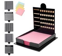 Smarter Sticky Note Kit, Ultimate Sticky Note Holder with 5 Versatile Templates, Boost Productivity & Master Daily Planning, Sticky Notes Holder (black)