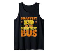 Smartest Kid On The Shortest Bus Metafora dell'intelligence Canotta