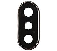 Smartex® Cornice con Lente per Camera Posteriore Compatibile con iPhone X - Bianco