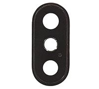 Smartex® Cornice con Lente per Camera Posteriore Compatibile con iPhone XS - Nero