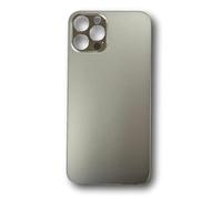 Smartex® Ricambio Vetro Scocca Posteriore Compatibile con iPhone 12 PRO | Back Glass (Nero)