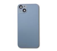Smartex® Ricambio Vetro Scocca Posteriore Compatibile con iPhone 14 Plus | Back Glass (Blu)