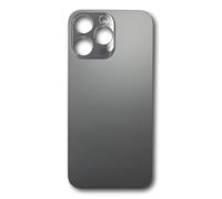 Smartex® Ricambio Vetro Scocca Posteriore Compatibile con iPhone 14 PRO Max | Back Glass (Nero)