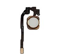 Smartex® Tasto Home Oro con Cavo Flessibile Compatibile con iPhone 5S