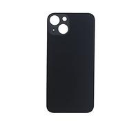 Smartex® Vetro copribatteria per scocca Posteriore Big Hole Compatibile con iPhone 13| Senza Logo (Nero)
