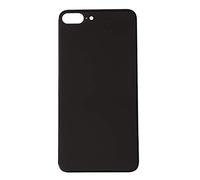 Smartex® Vetro copribatteria per scocca Posteriore Big Hole Compatibile con iPhone 8 Plus | Senza Logo (Grigio siderale)