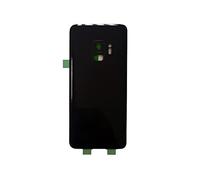 Smartex® Vetro Scocca Compatibile con Samsung Galaxy S9 (G960) - Back Glass Big Hole (Nero)