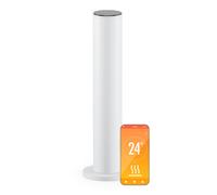 SmartFlow Tower - Stufa radiante a infrarossi| 700 W | Emissione di calore a 360° | Controllo con WiFi