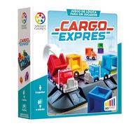 SmartGames - Cargo Express | Giochi da tavolo 9 anni con 80 sfide logica | Giochi educativi 9 anni | Puzzle per bambini | Gioco per 1 giocatore | Regalo bambino 9 anni