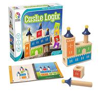 Smartgames- Castle Logix, giochi bambini 3 anni, puzzle legno, giochi educativi bambini 3 anni, giochi bambini 3 anni 1 giocatore, regalo bambino 3 anni