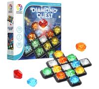 SmartGames - Diamond Quest, Puzzle Game with 80 Challenges, 10+ Years