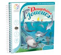 SmartGames Flippin' Dolphins Gioco di viaggio magnetico con puzzle 48 sfide multilivello dai 7 anni in su